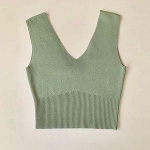 Oak + Fort V-Neck Sweater Vest, Size S